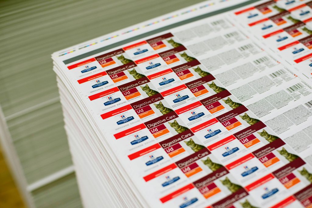 Cut & Stack Labels Mainline Printing